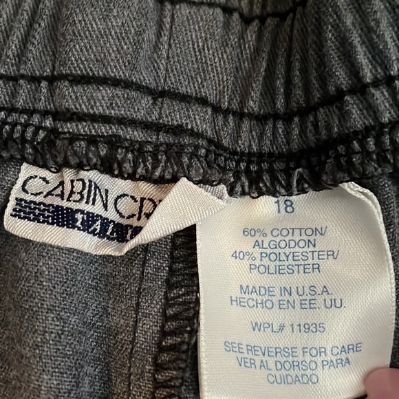 Cabin Creek‎ Elastic Waist Shorts - Size 18 TALL - Picture 3 of 5